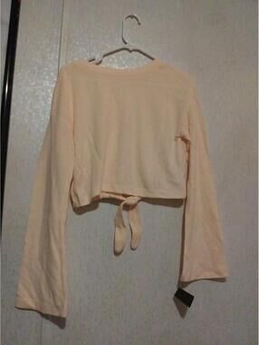 NEW GAIAM JESSICA BIEL Pink Open Back crop top small  Shirt Bag73